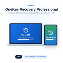 AOMEI OneKey Recovery Professional - 1 PC - Licencia de por vida