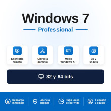 Licencia Windows 7 Professional