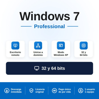 Licencia Windows 7 Professional