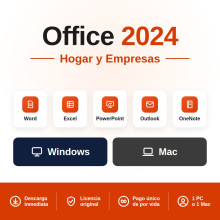 Office 2024 Hogar y Empresas - 1 PC / Mac