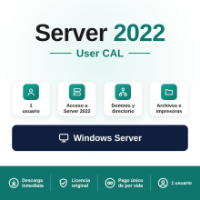 Windows Server 2022 User CAL - 1 Usuario
