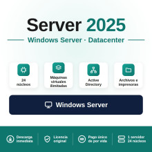 Windows Server 2025 Datacenter - 24 cores