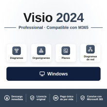 Visio Professional 2024 (compatible con Office 365)