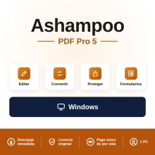 Ashampoo PDF Pro 5 - 1 PC - Licencia de por vida