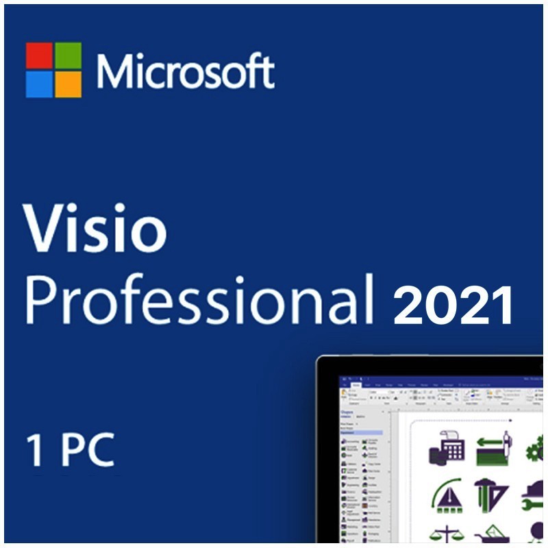 Licencia Visio Professional 2021 para 1 PC