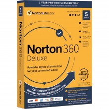Norton 360 Deluxe 5-Devices + 50 GB Cloudstorage - 1 year