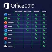 Office 2019 Home & Student license for 1 PC