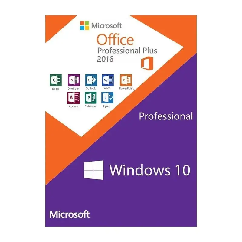 Windows 10 PRO + Office 2016 PRO PLUS
