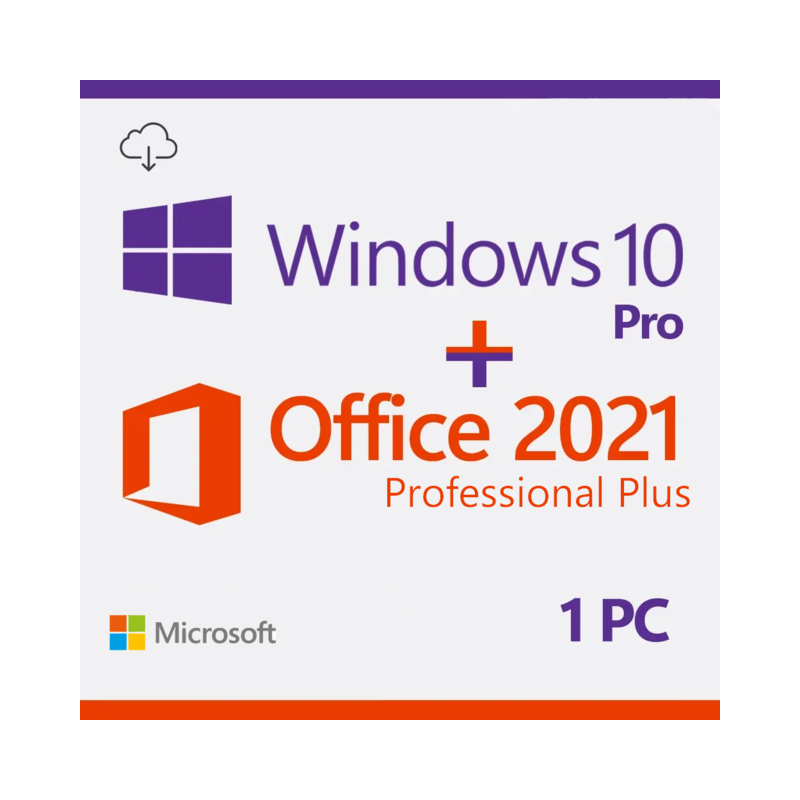 Windows 10 PRO + Office 2021 PRO PLUS