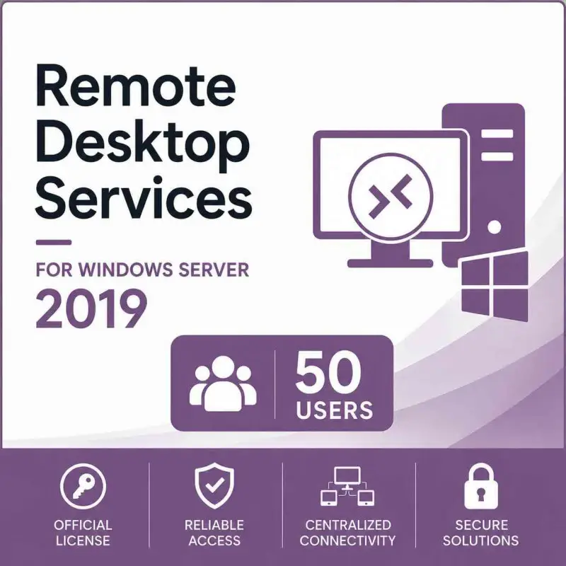 Remote Desktop Services (50 Users) for Windows Server 2019