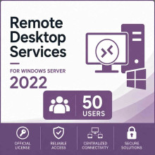 Remote Desktop Services (50 Usuários) para Windows Server 2022
