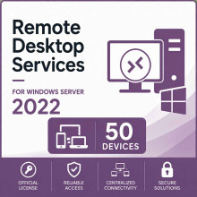 Remote Desktop Services (50 Dispositivos) para Windows Server 2022
