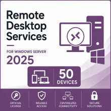 Remote Desktop Services (50 Dispositivos) para Windows Server 2025